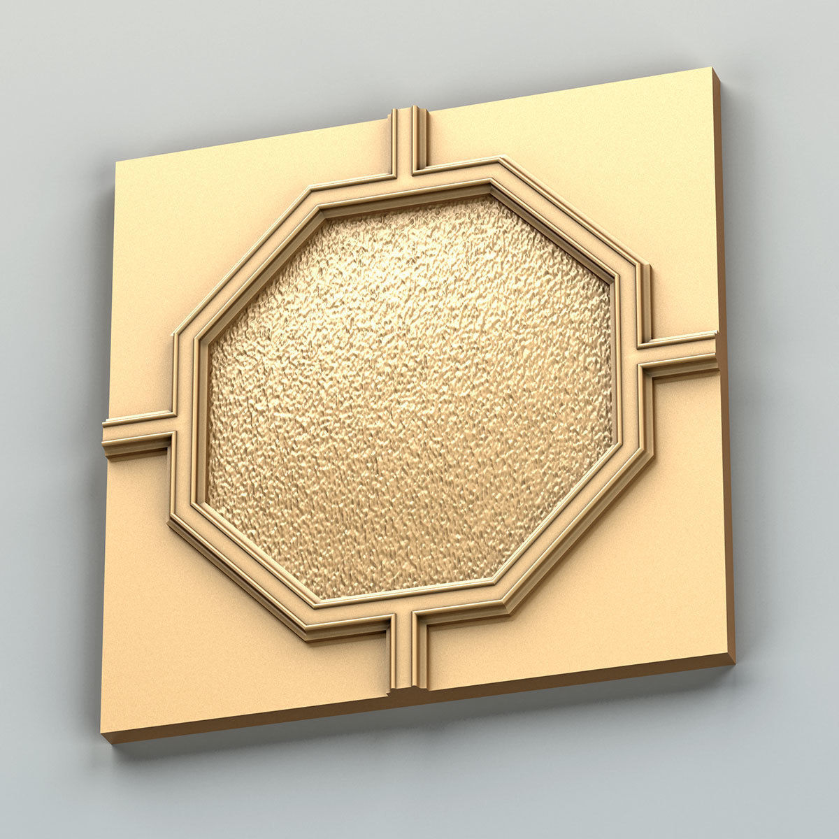 Wall panel 030 3D model_4