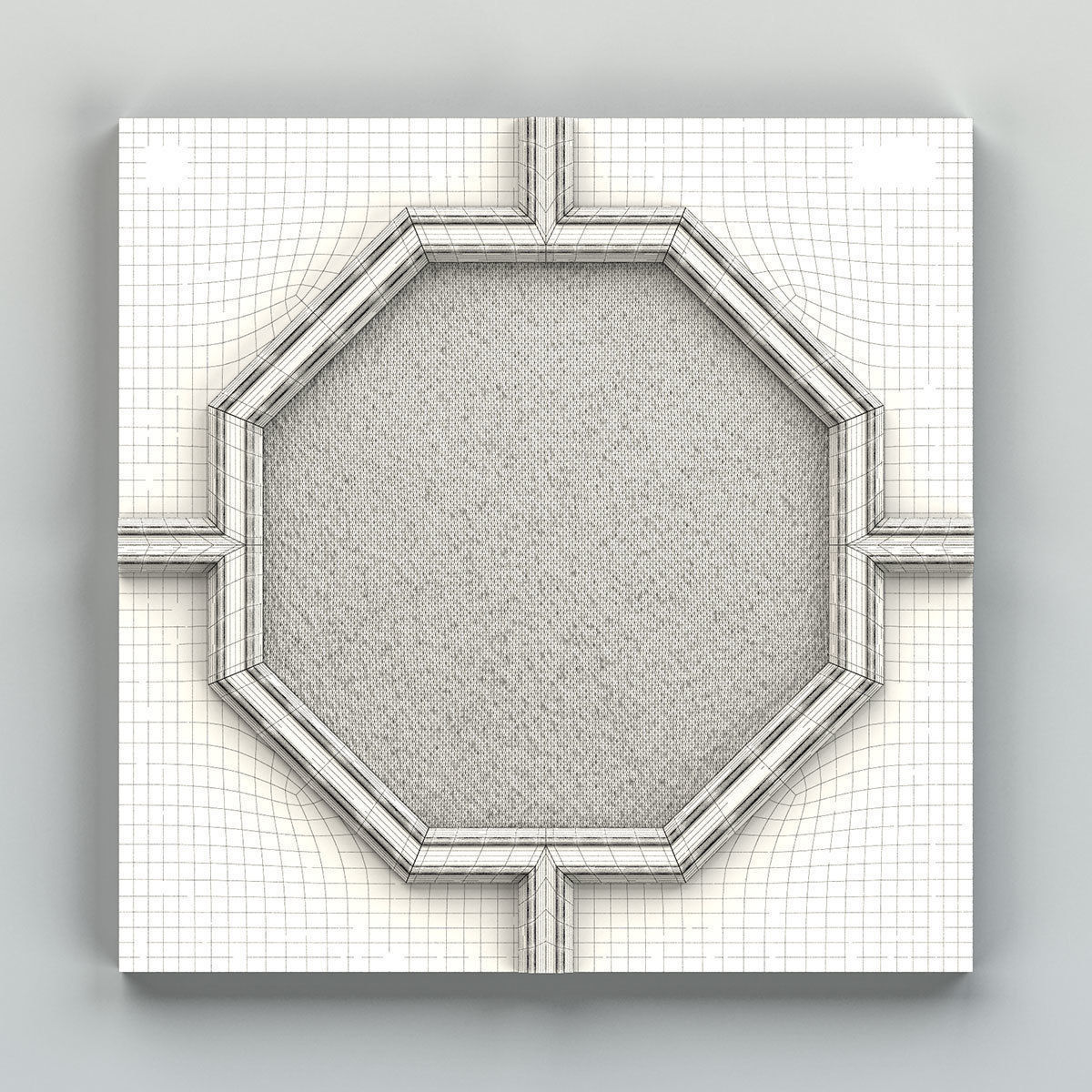 Wall panel 030 3D model_6