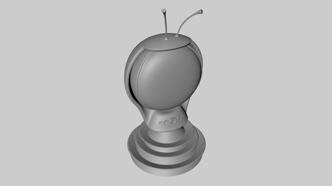 Sci-Fi TV 3D model_4