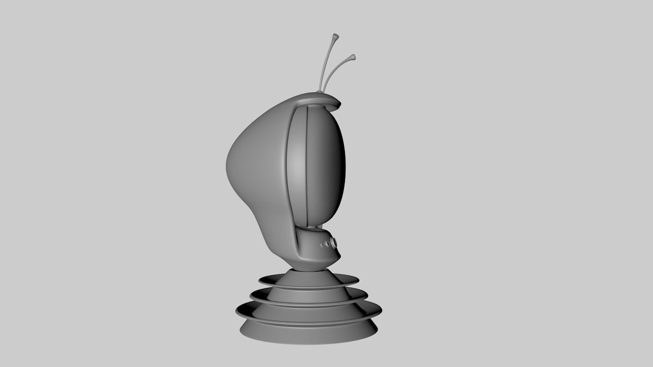 Sci-Fi TV 3D model_1