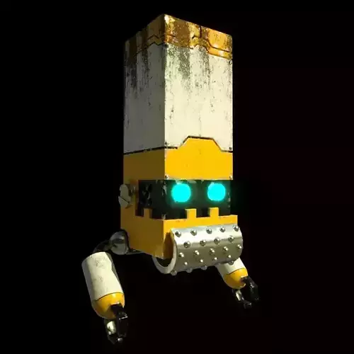 Cube Robot 3D model