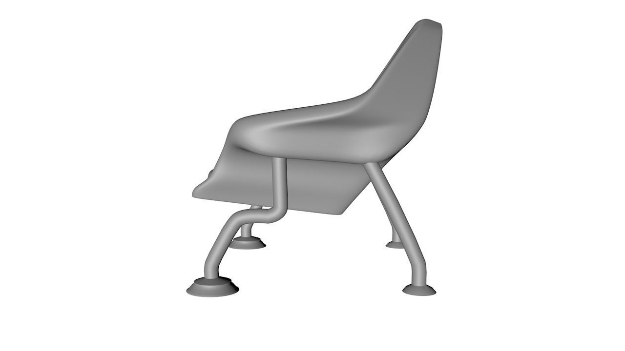 Sci-Fi Chair 3D model_2