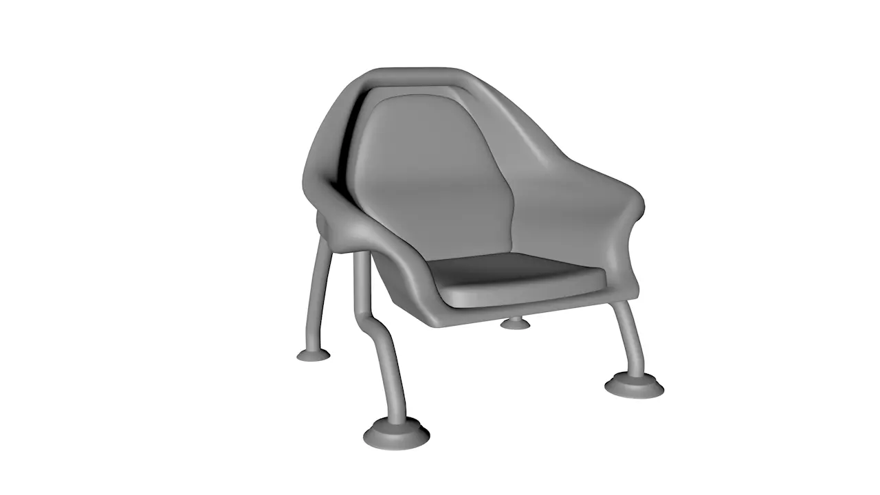 Sci-Fi Chair 3D model_0