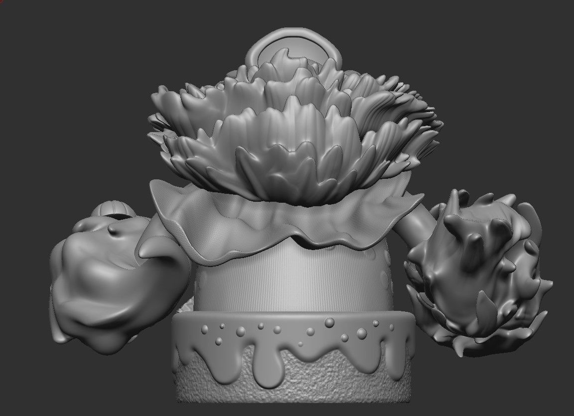 Big Mom Charlotte Linlin Bust One Piece 3D multi pieces 3D print model_7