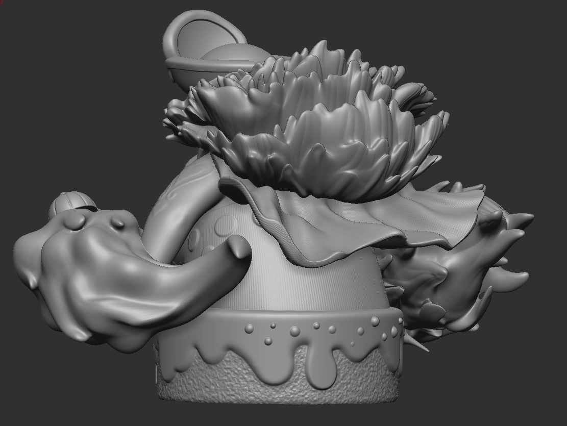 Big Mom Charlotte Linlin Bust One Piece 3D multi pieces 3D print model_6