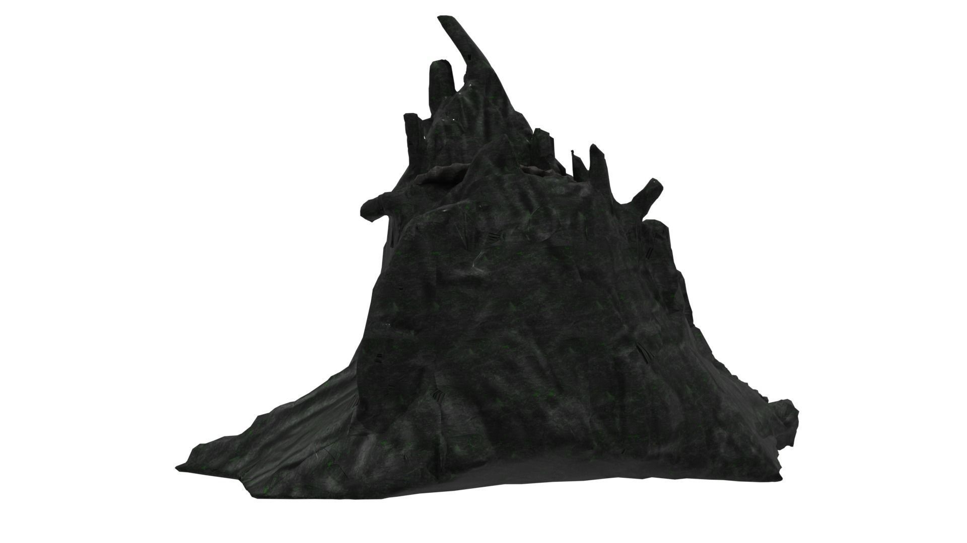 Stairs in the Mountain to Heaven Low poly Low-poly 3D model_6