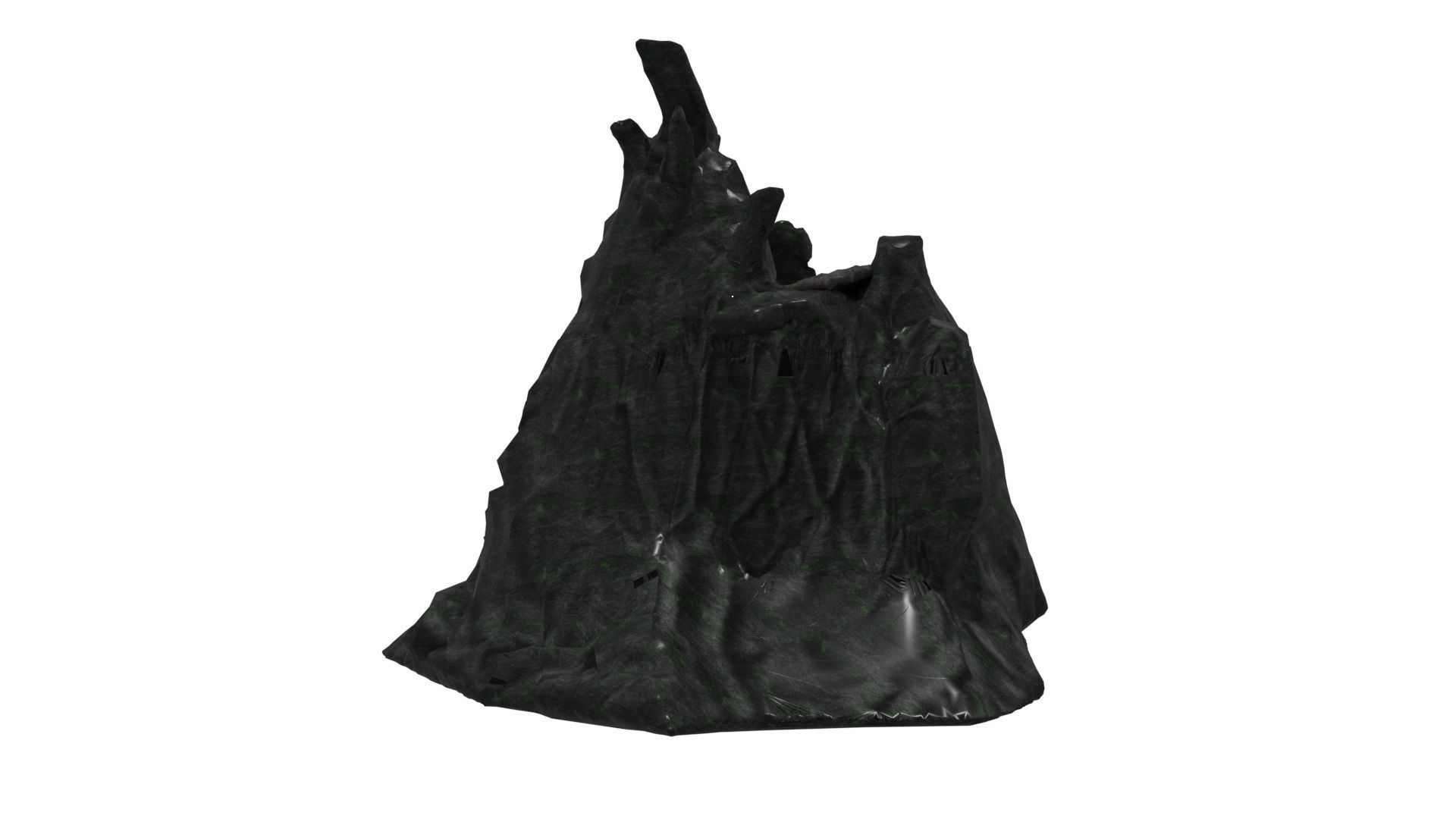 Stairs in the Mountain to Heaven Low poly Low-poly 3D model_5