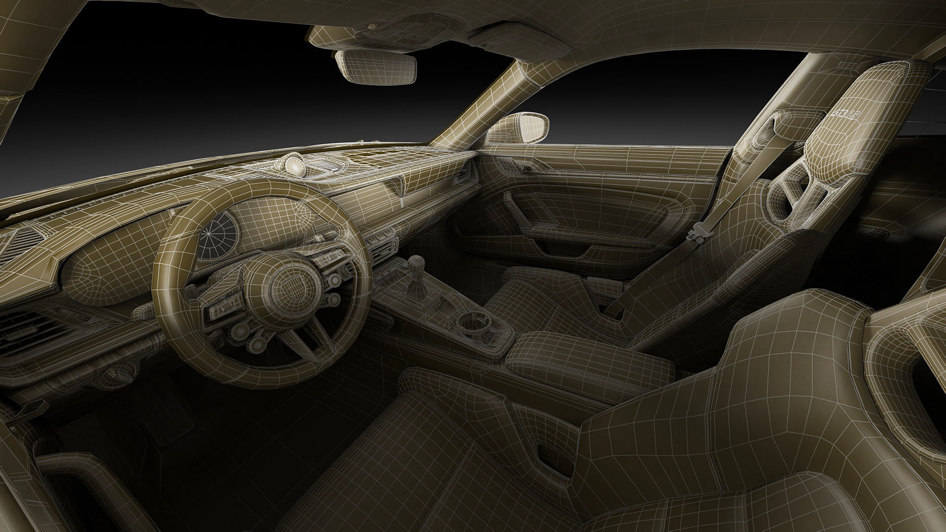 Porsche 911 GT3 RS 992 2023 3D model_36