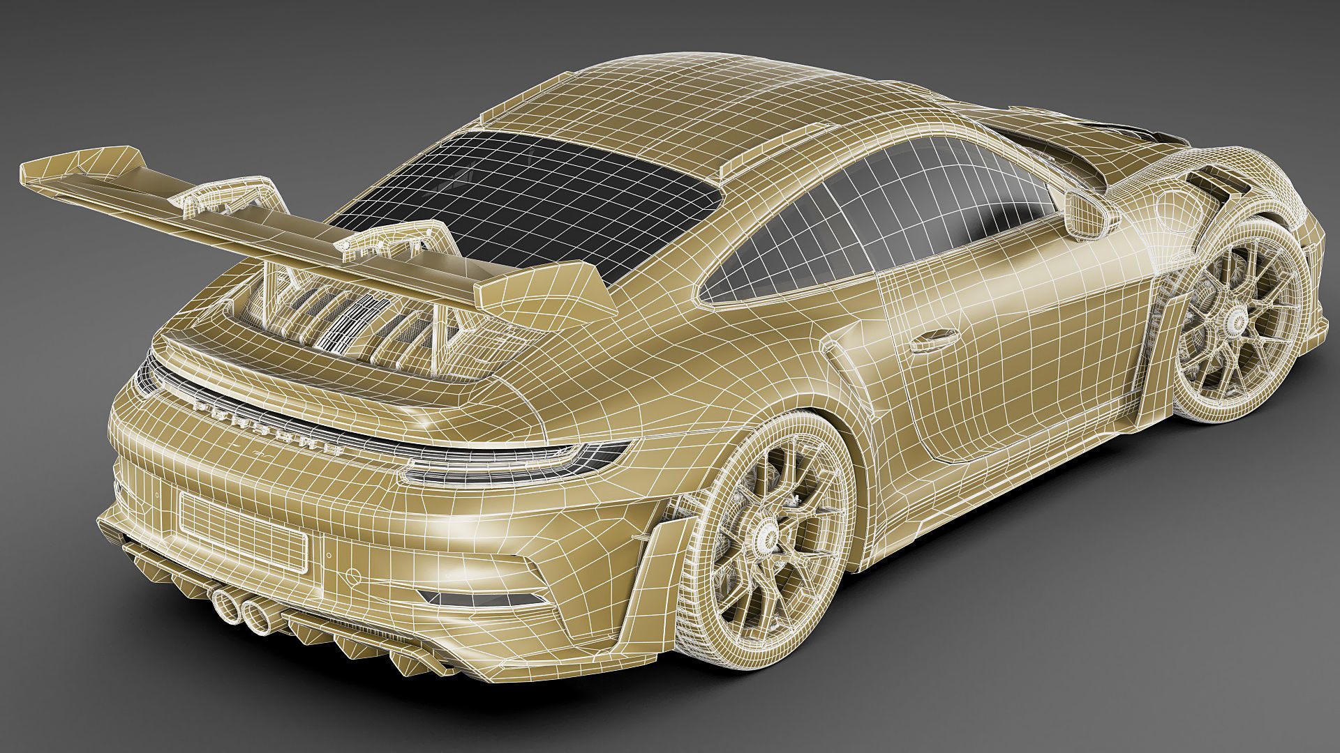 Porsche 911 GT3 RS 992 2023 3D model_35