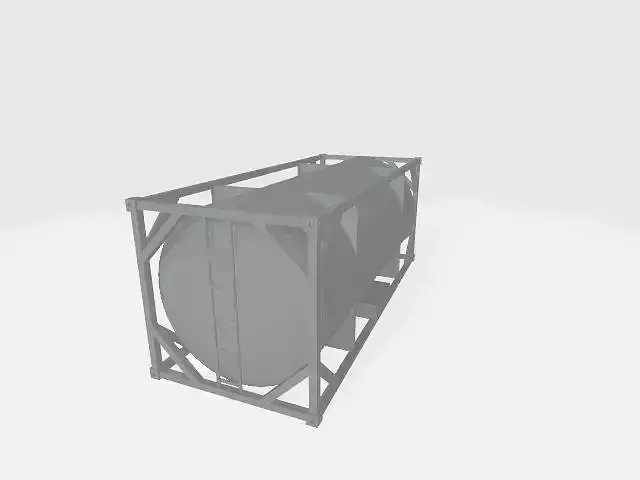HO Scale 20 Foot Intermodal Tank