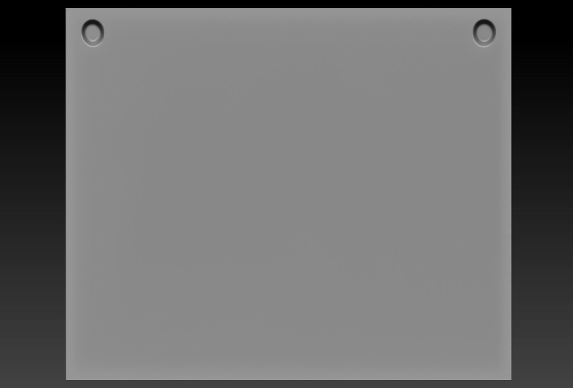 Bulll plexiglass plate 3D print model_5