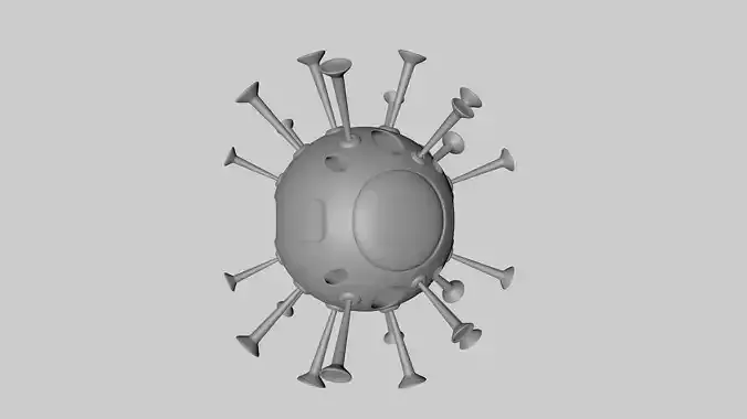 Corona Spaceship 3D model