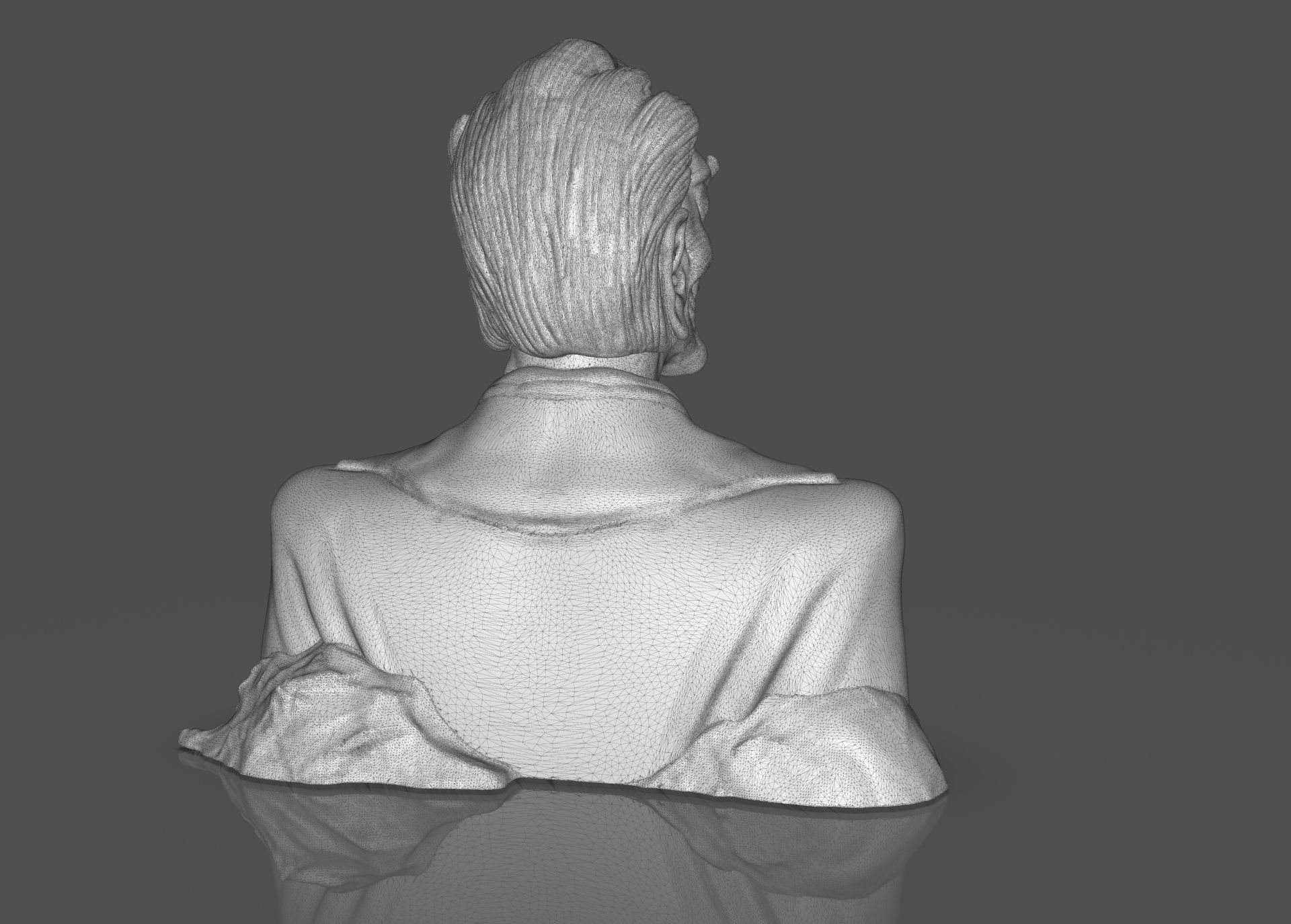 Stylized Joker Bust 3D print model_33