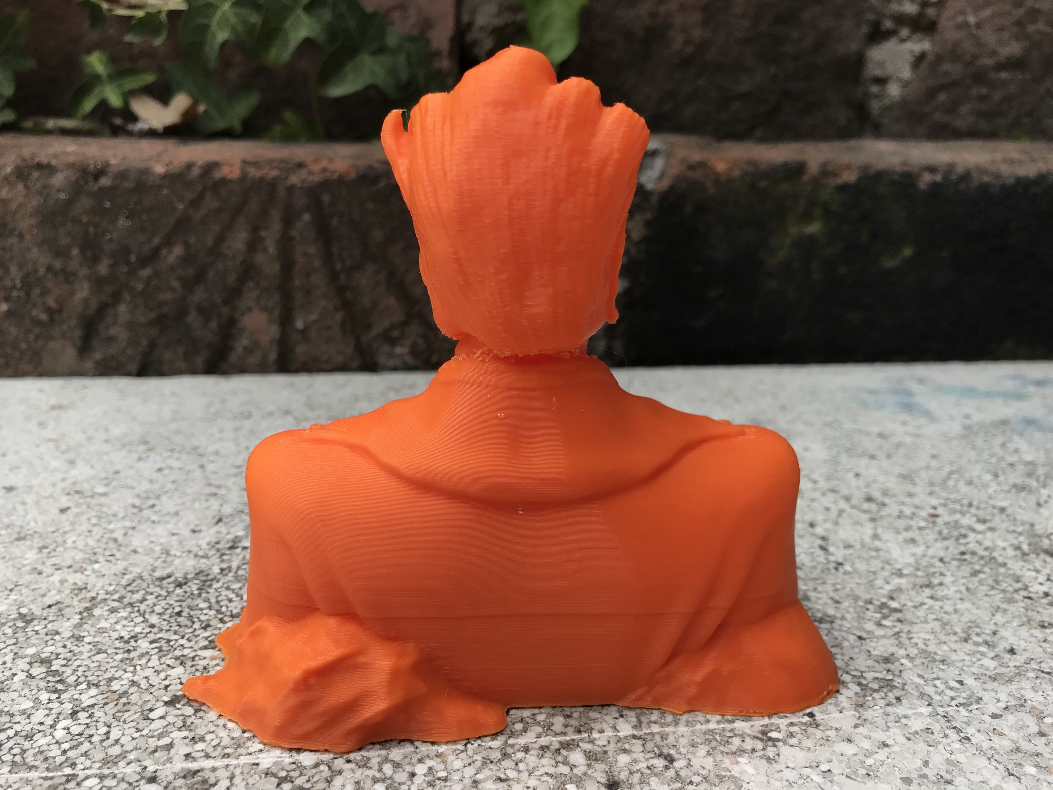 Stylized Joker Bust 3D print model_7