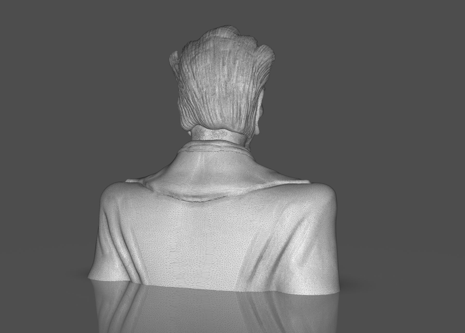 Stylized Joker Bust 3D print model_44