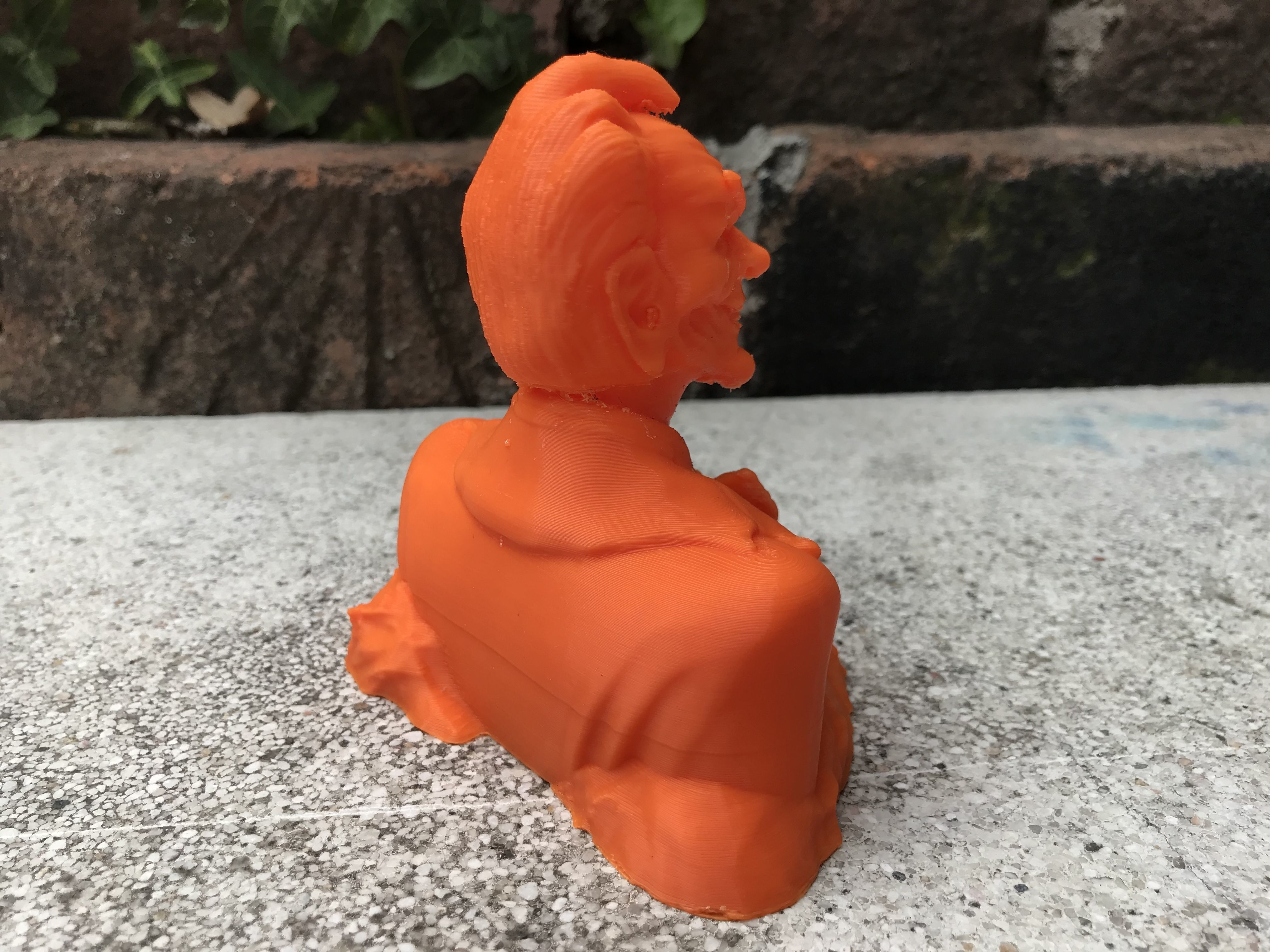 Stylized Joker Bust 3D print model_8