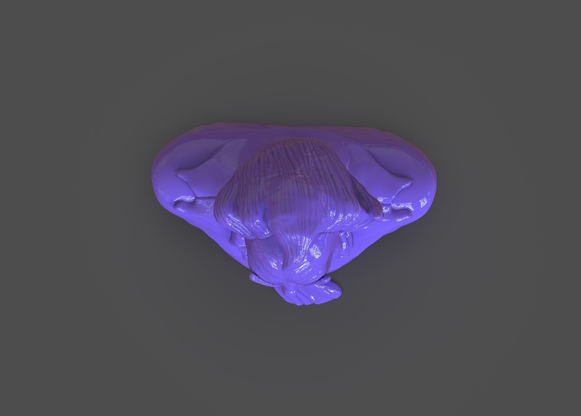 Stylized Joker Bust 3D print model_28