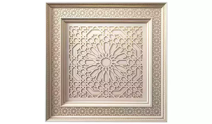 Ceiling in oriental style 3D model