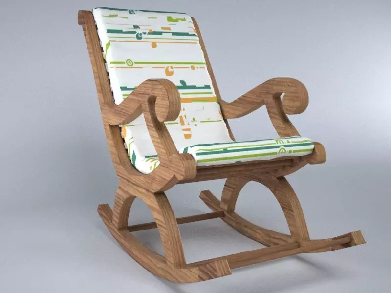 Rocking Chair Free 3D model