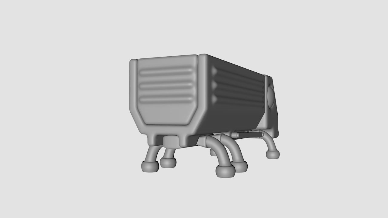 Sci-Fi Truck 3D model_3