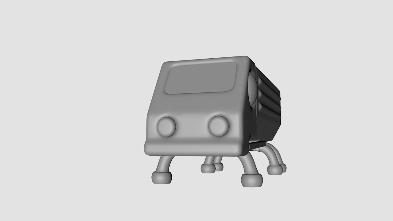 Sci-Fi Truck 3D model_1