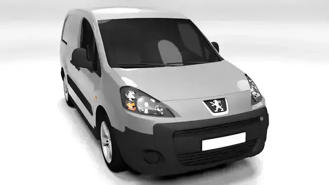 PEUGEOT PARTNER CARGO 2009 LOWPOLY