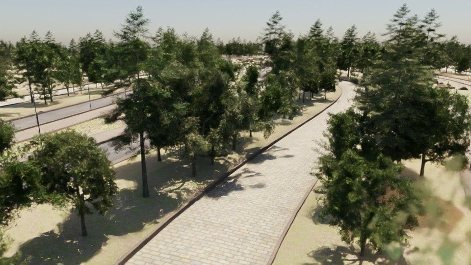 Flex Road Generator - Demo Free 3D model_5