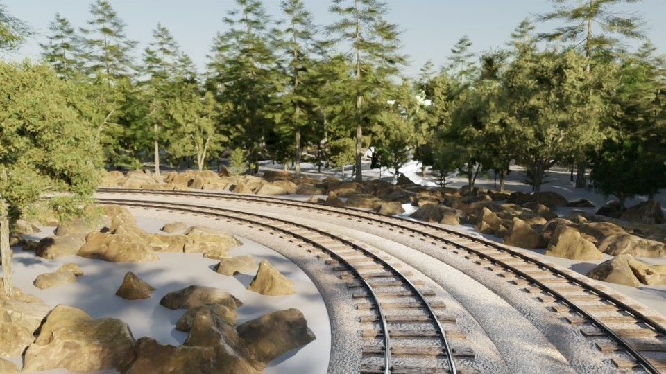 Flex Road Generator - Demo Free 3D model_7