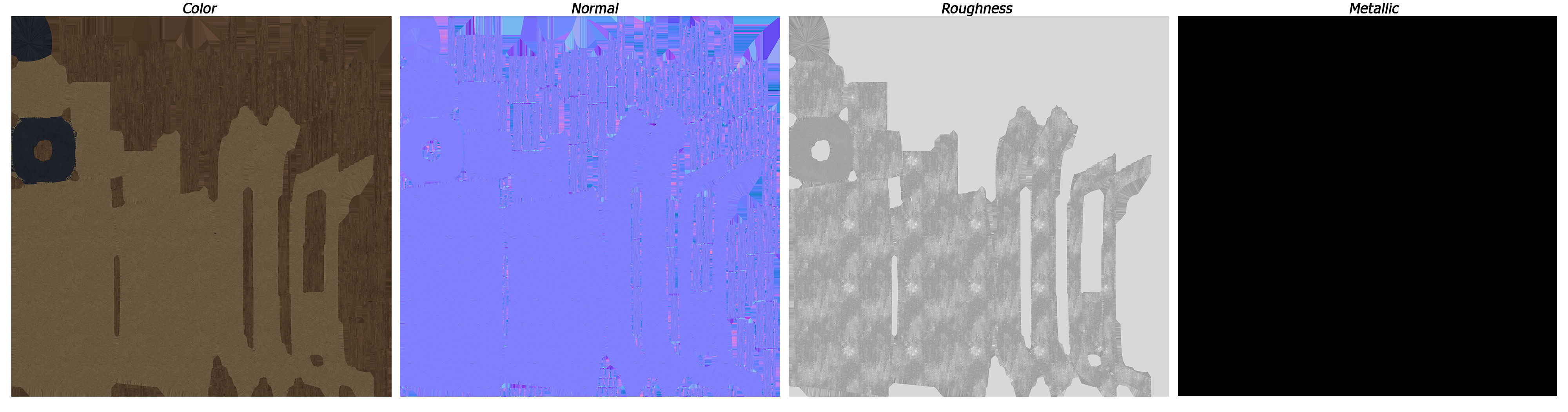 Street bench and urn 3D model_11
