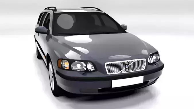VOLVO V70 2002 LOWPOLY