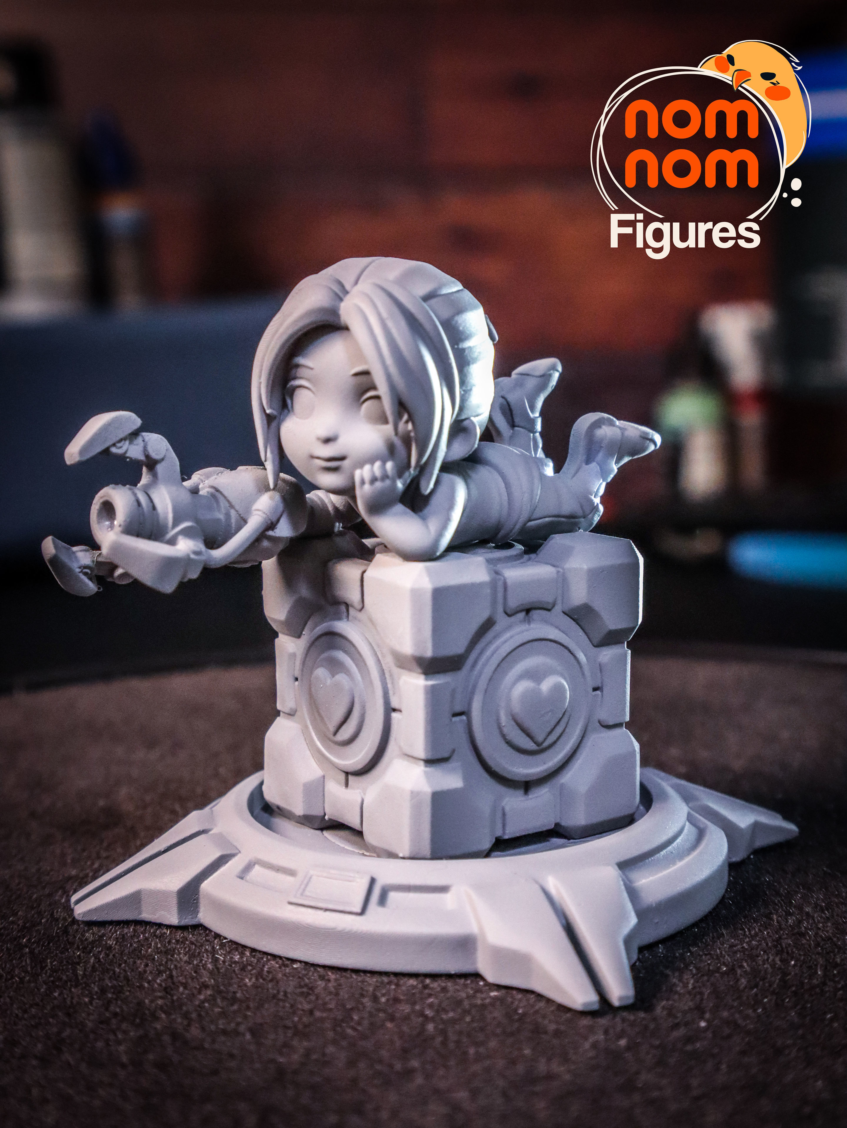 Chibi Chell - Portal 3D print model_5