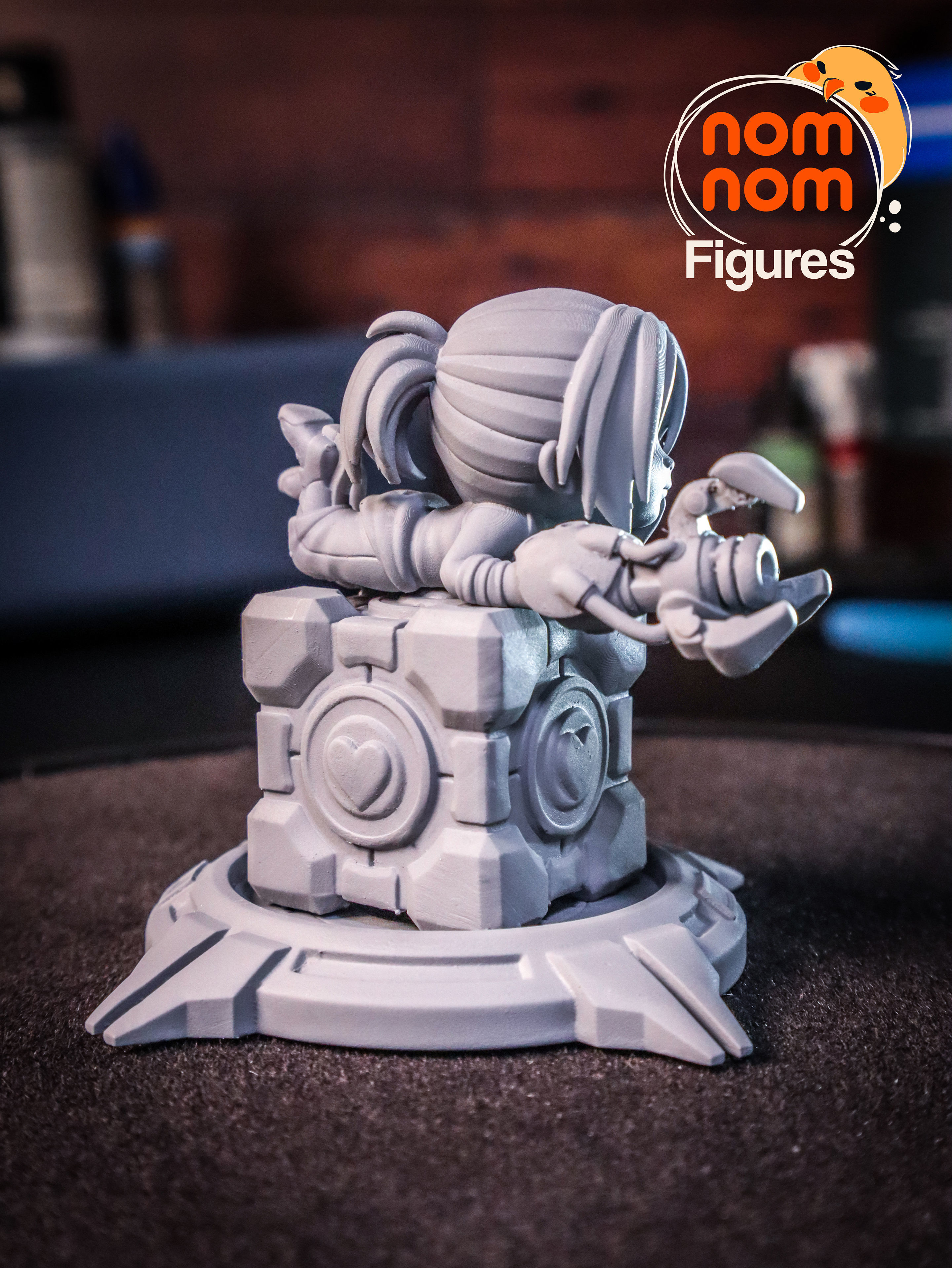 Chibi Chell - Portal 3D print model_4
