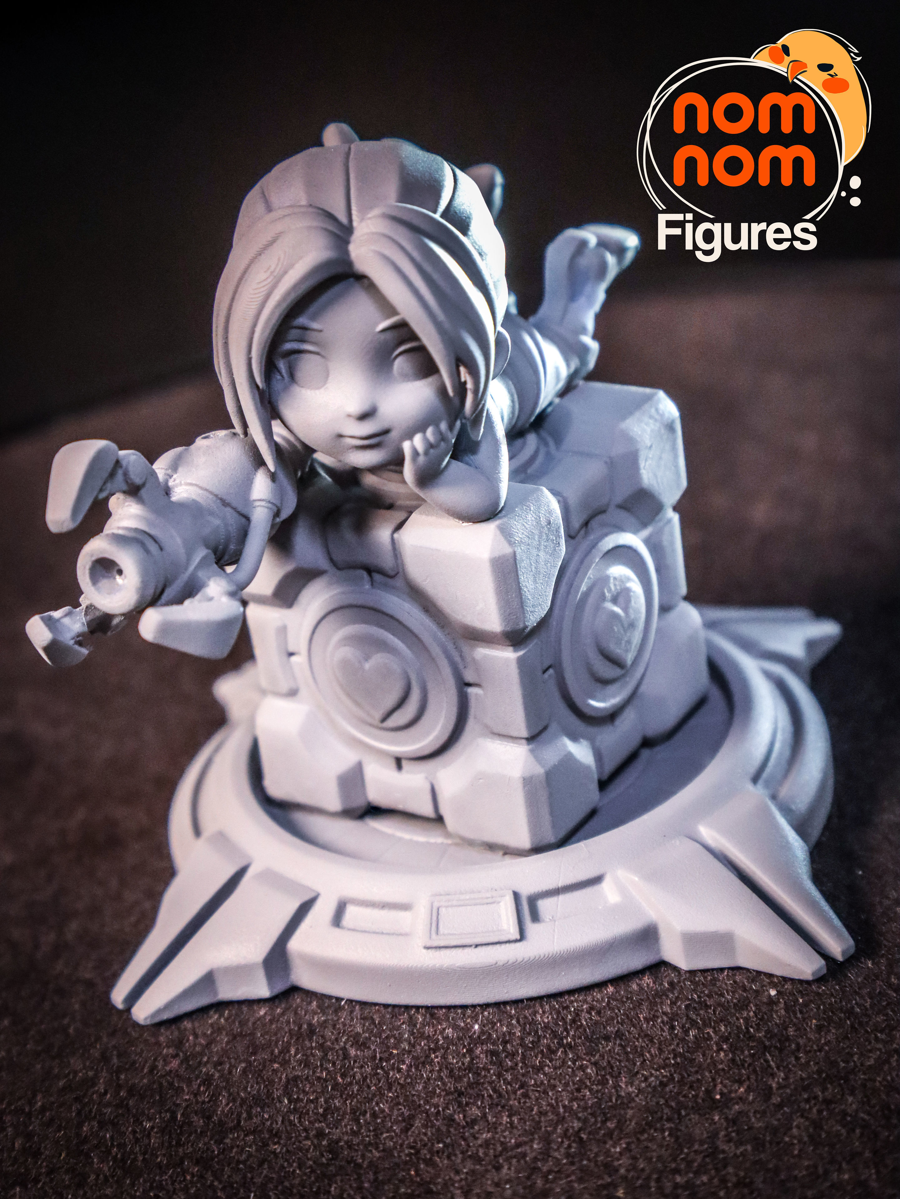 Chibi Chell - Portal 3D print model_6