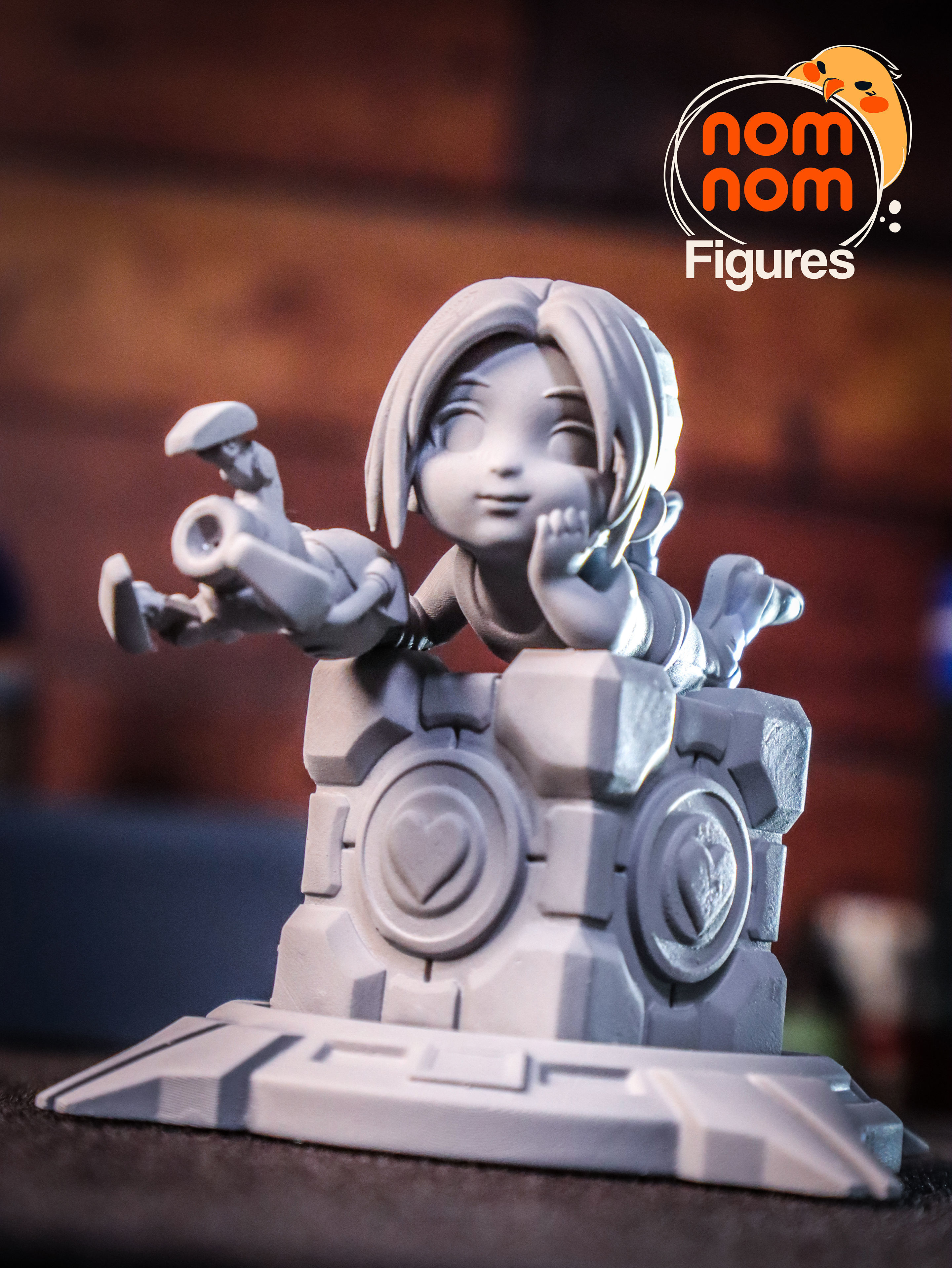 Chibi Chell - Portal 3D print model_7