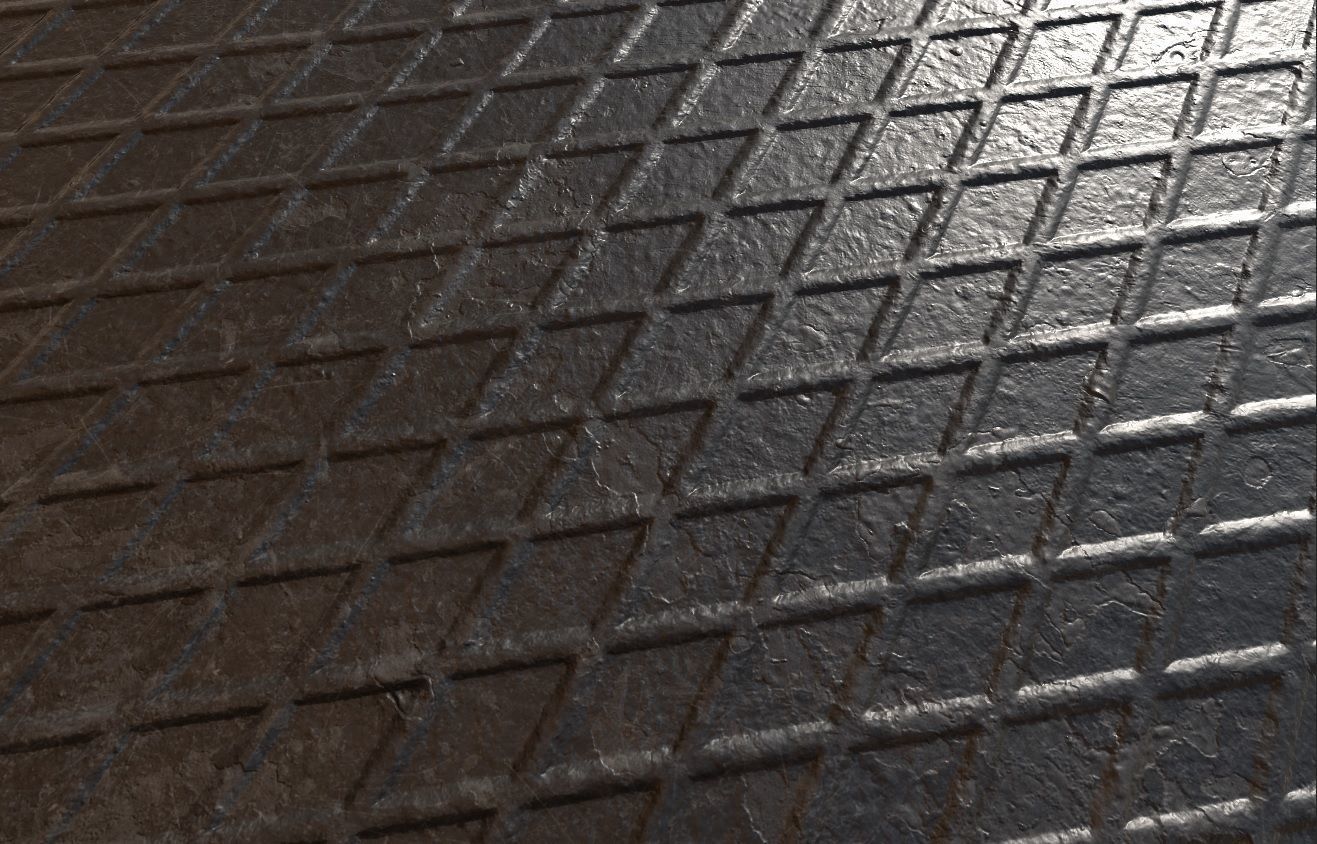 Hatched Steel PBR Texture Texture_5