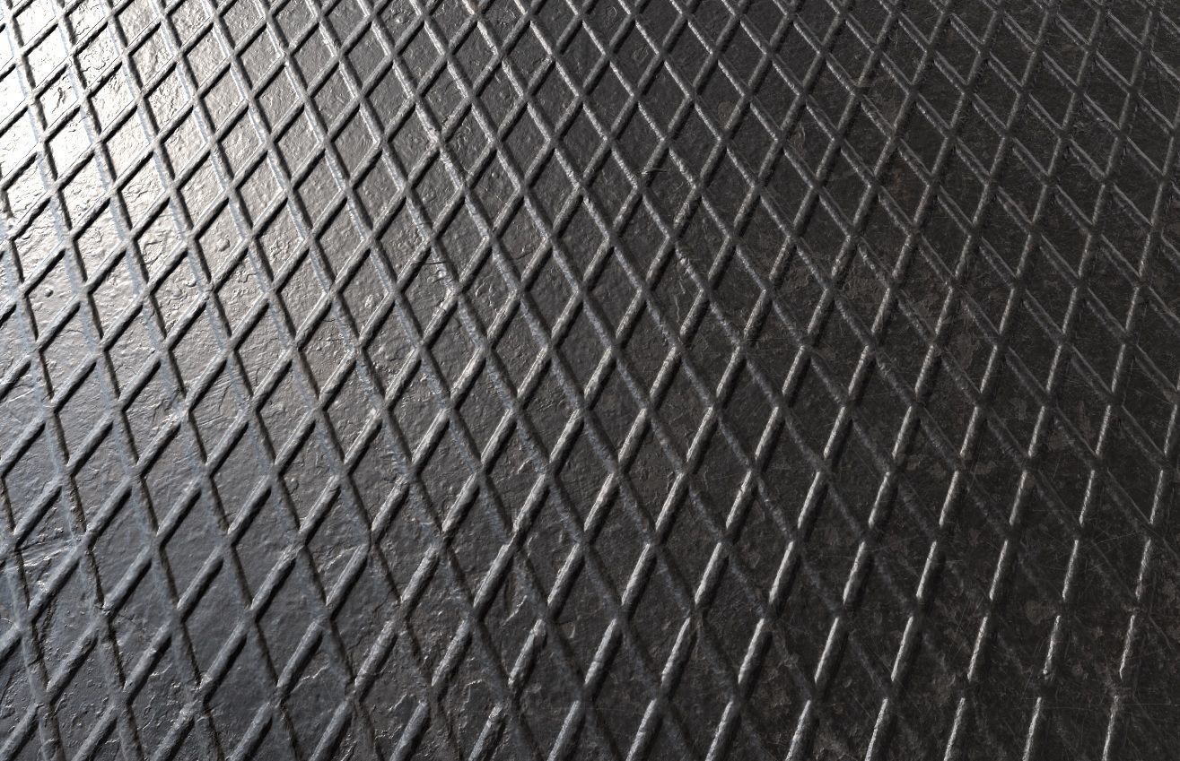 Hatched Steel PBR Texture Texture_8