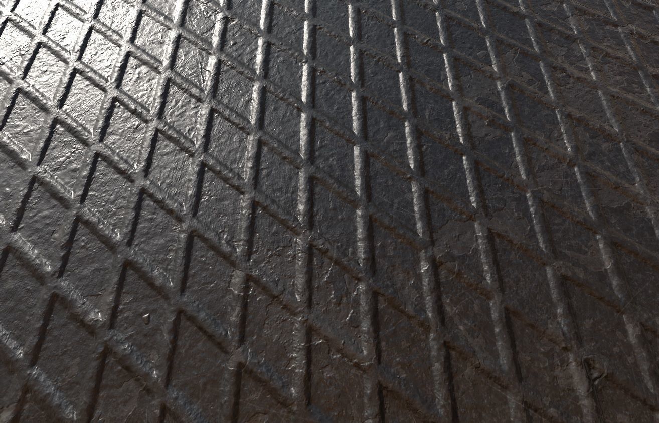 Hatched Steel PBR Texture Texture_4