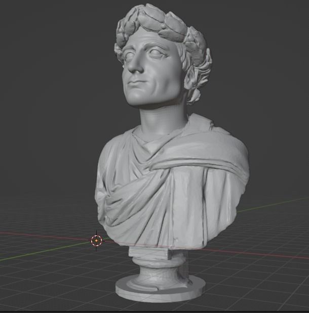 Horace bust 3D print model_15