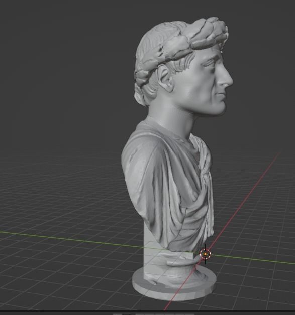 Horace bust 3D print model_2