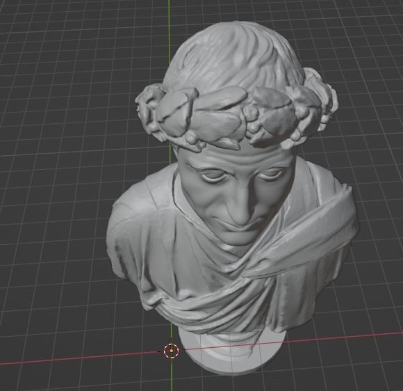 Horace bust 3D print model_8