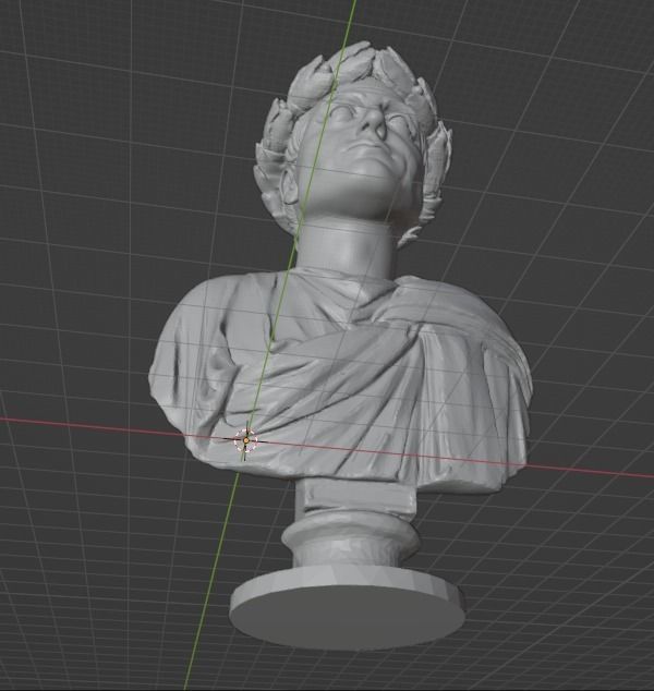 Horace bust 3D print model_1