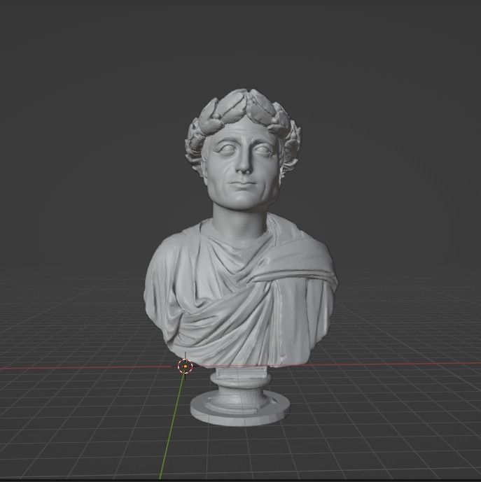 Horace bust 3D print model_17