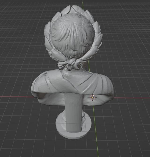 Horace bust 3D print model_14