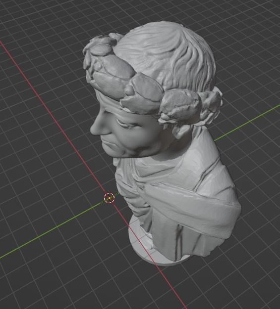 Horace bust 3D print model_18