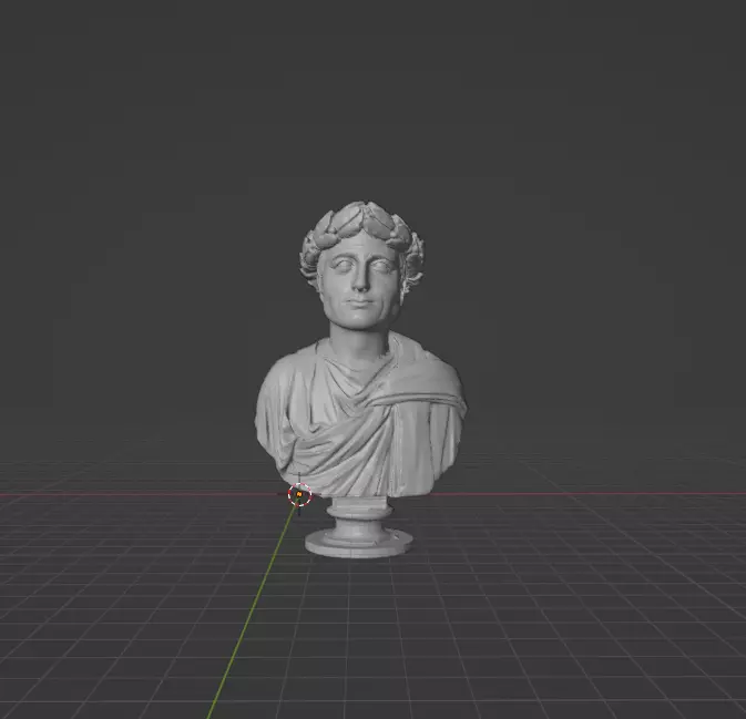 Horace bust 3D print model_0