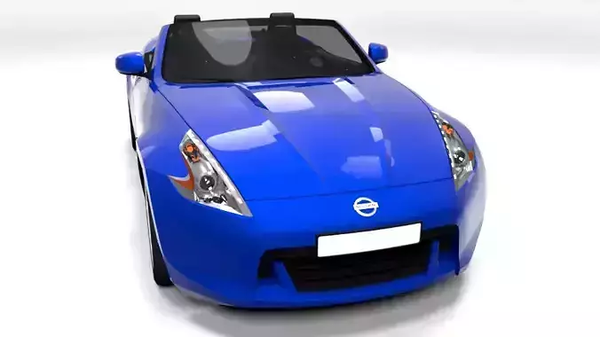NISSAN 370Z CABRIO OPEN LOWPOLY