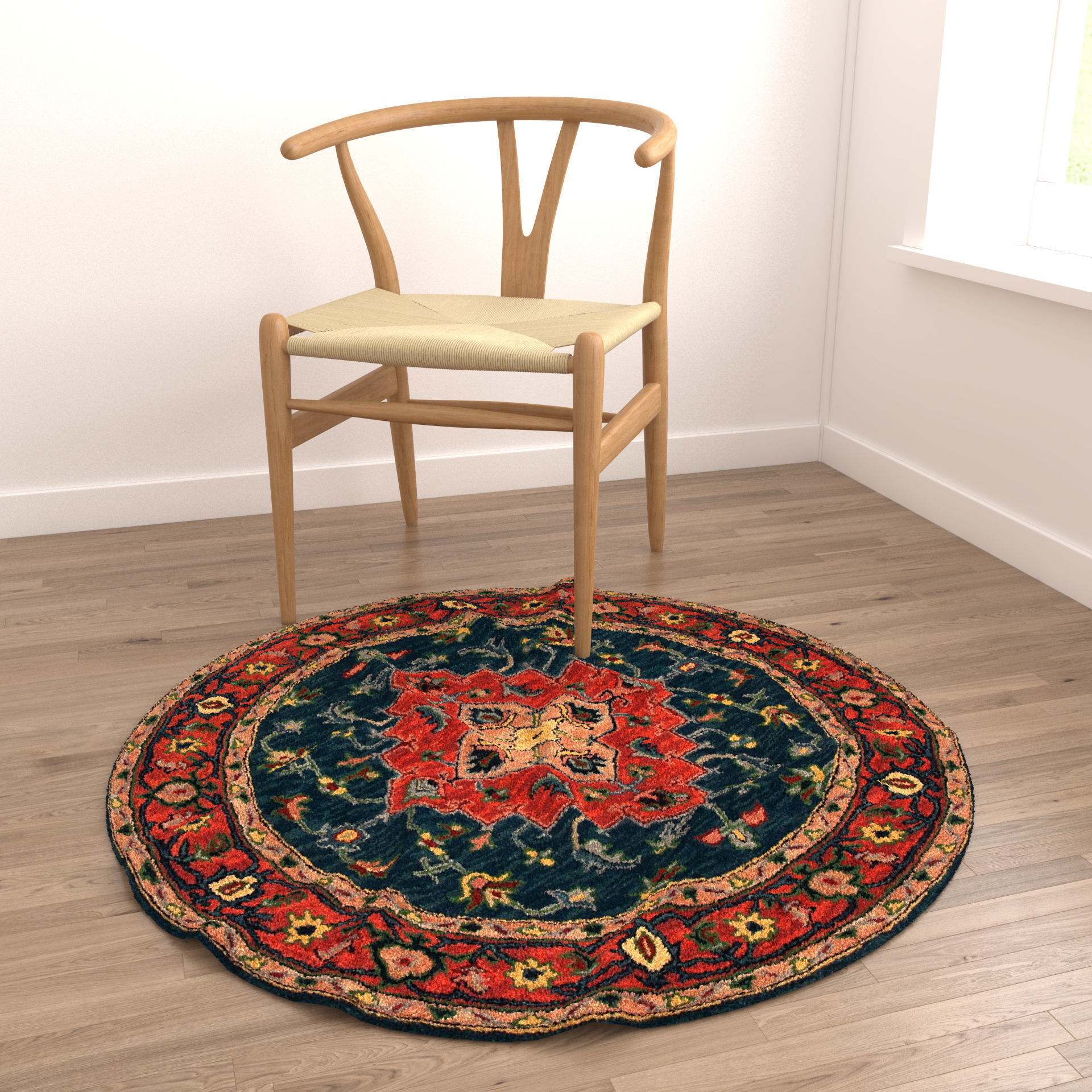 Rugs No 753 Low-poly 3D model_4