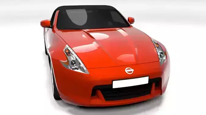NISSAN 370Z CABRIO CLOSED LOWPOLY