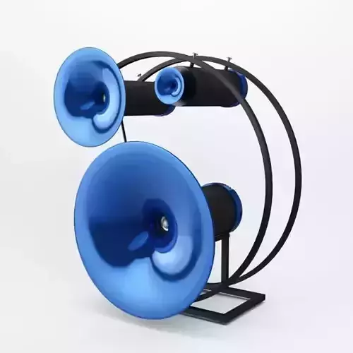 Blue Modern Electronic Speakers