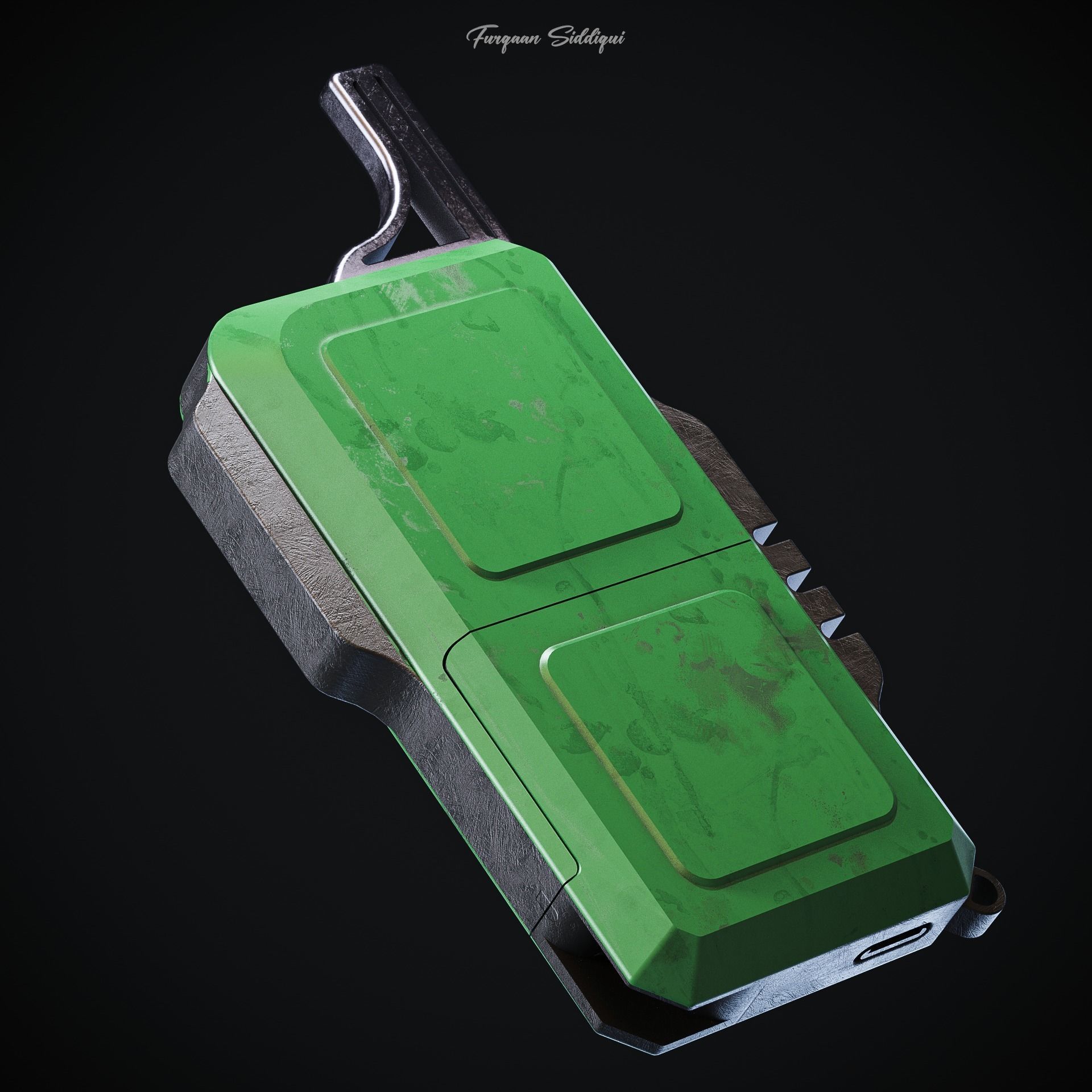 Sci-fi Controller V6 Low-poly 3D model_2